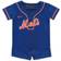 Nike Infant Royal New York Mets Official Jersey Romper - Blue