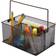 Mind Reader Network Collection 4-Compartment Utensil or Supply Caddy with Handle