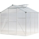 LivingAndHome Greenhouse 6x6ft Aluminum Polycarbonate
