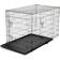 KCT Folding Pet Crates with Plastic Tray XXL 72.5x80cm