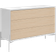 Kave Home Marielle White/Ash Veneer Chest of Drawer 116x76cm