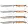 French Home Connoisseur Olivewood 4-Piece Knife Set