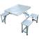 OutSunny Portable Picnic Table Chair Set