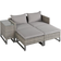 OutSunny 860-133 Outdoor Lounge Set, Table incl. 2 Sofas