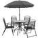 Flash Furniture Nantucket Patio Dining Set, 1 Table incl. 4 Chairs