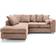 Abakus Direct Jumbo Brown Sofa 212cm 3pcs 3 Seater