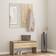 vidaXL Sonoma oak Hallway Set Coat Kitchen Chair
