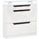 Homcom Cupboard with Slide Out Drawer White Shoe Rack 89x96cm