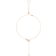 Swarovski Infinity Y Necklace - Rose Gold/White