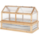 OutSunny Raised Garden Bed Kit with Greenhouse Wood Polycarbonate