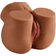 Bestvibe Brown Sugar Vaginal Anal Dual Entrance Realistic Butt