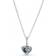 Pandora Moon & Stars Heart Necklace - Silver/Blue/Transparent