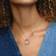 Pandora Circle Necklace - Rose Gold/Transparent