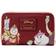 Loungefly Beauty and the Beast Fireplace Scene Zip Around Wallet - Red