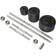 Viavito Cast Iron Barbell and Dumbbell Weight Set 50kg