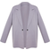 PrettyLittleThing Oversized Drapey Button Detail Blazer - Grey