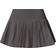 PrettyLittleThing Stretch Woven Low Rise Pleated Micro Mini Skirt - Charcoal Grey