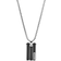 Fossil Geometric Necklace - Silver/Black