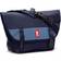 Chrome Industries Mini Metro Messenger Bag 13 Inch Laptop Satchel with Signature Belt Buckle Closure, Navy Tritone, 20.5 Liter