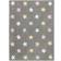 Lorena Canals Tapis Lavable Tricolor Stars Grey-Pink