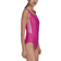 adidas Women's Mid 3-Stripes Swimsuit - Lucid Fuchsia / White
