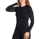 Odlo Performance Warm Eco Long Sleeve Base Layer Women - Black/Graphite Grey