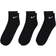Nike Everyday Cushioned Training Ankle Socks 3-pack - Black/White