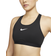Nike Dri-FIT Swoosh High-Support Non-Padded Adjustable Sports Bra - Black/Dark Smoke Grey/White