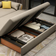 Homary Convertible Full Sleeper Sofa 207cm 3 Seater