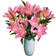 Flowers for Weddings, Birthday Flowers Just Lilies - Pink Lily Bunches