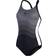 Speedo Shaping Printed Entwine Swimsuit Black/White/Charcoal
