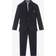 HUGO BOSS Kidswear single-breasted suit kids Cotton/Polyamide/Polyester/Spandex/Elastane Blue