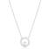 Sif Jakobs Ponza Circolo Necklace - Silver/Transparent/Pearls