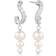 Sif Jakobs Ponza Lungo Earrings - Silver/Transparent/Pearls