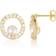 Sif Jakobs Ponza Circolo Earrings - Gold/Transparent/Pearls