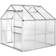 tectake Greenhouse 3.7m² Aluminum Polycarbonate