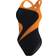 TYR Women's Maxfit T-Splice Swimsuit - Black/Orange