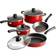 Tramontina Non-stick Cookware Set with lid 9 Parts