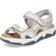 Rieker sandal sandals high-heeled ankle-strap shoes beige 69066