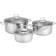 Fiskars - Cookware Set with lid 3 Parts