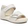Geox Girls White Leather Sandals 25