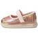 Toms Kids Tiny Pink Rose Gold Metallic Mary Jane Slip-On Shoes