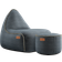 SACKit Canvas Lounge Chair & Pouf Bean Bag 2pcs