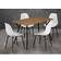LPD Furniture Lisbon Dining Set 7.5x12cm 5pcs