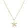 kate spade new york Sea Star Pave Starfish Pendant Necklace in Gold Tone, 16-19