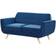 Beliani Bernes Loose Sofa Cover Blue (160x)