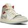 Nike Air Jordan 1 Mid Premium M - Sail/Wolf Grey/Gym Red/White