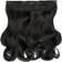 Lullabellz Thick Curly Clip In Hair Extensions 16 inch Jet Black