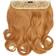 Lullabellz Thick Curly Clip In Hair Extensions 16 inch Strawberry Blonde