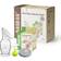 Haakaa silicone breast pump manual breast pump with suction base, flower stop
